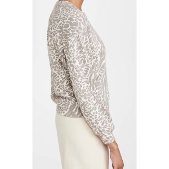 Rails Ramona Sweater Sweatshirt Mix Animal Print Cotton Blend - Picture 5 of 11